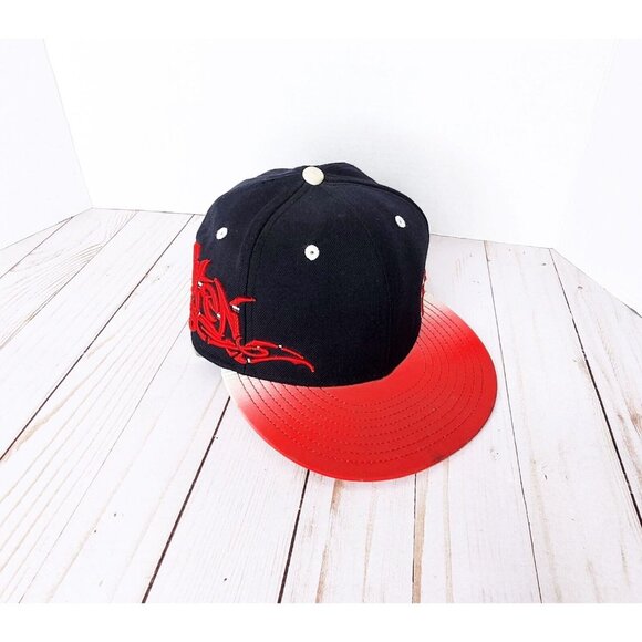 Boston Red Sox Wicked Fade Custom New Era Hat Cap 7 1/8 Black and Red Ombre - Picture 5 of 10